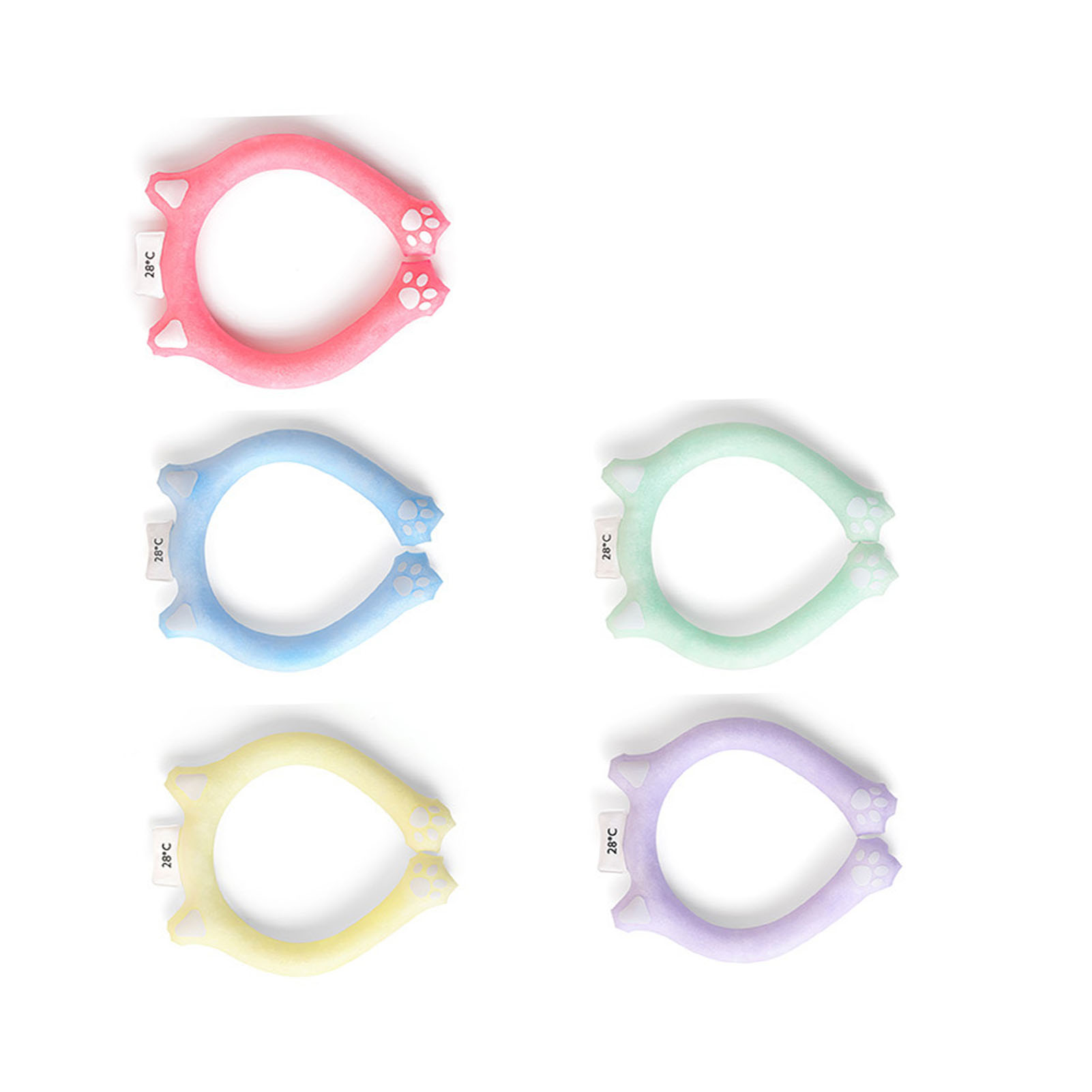 Neck Cooling Ring Wearable Cooling Neck Wraps Reusable Hands Cooler For TDM - Bild 25 von 25