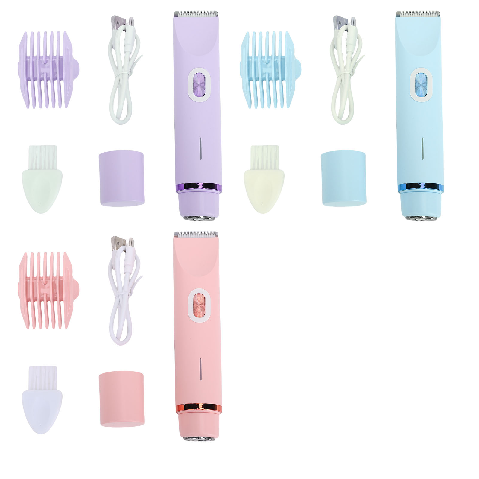 Electric Body Hair Trimmer For Women IPX7 Water Proof Dual Head Hair Groomer GDM - Picture 5 of 13