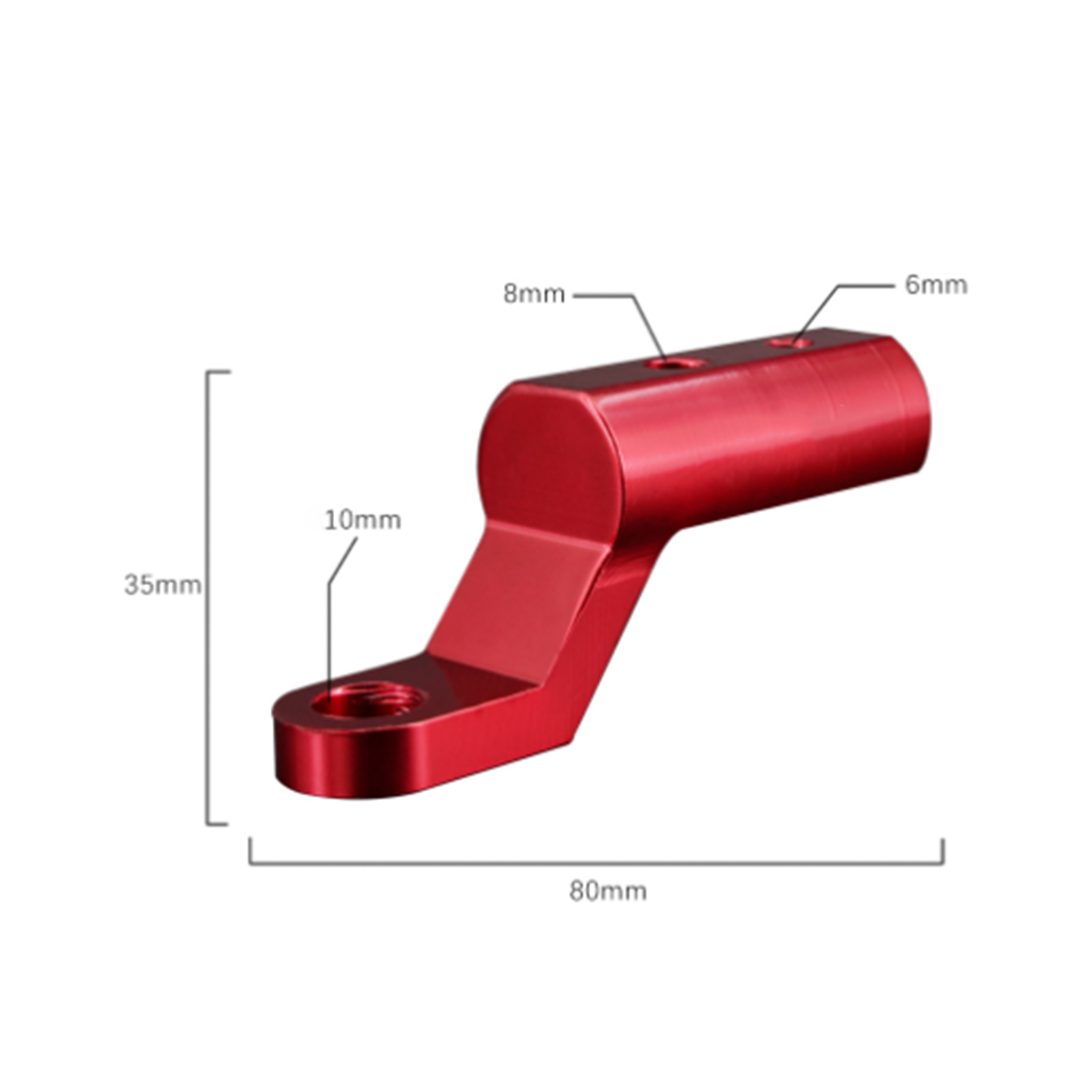 Motorcycle Rearview Mirror Extend Mount Holder Multifunctional CNC Aluminium - Picture 14 of 24