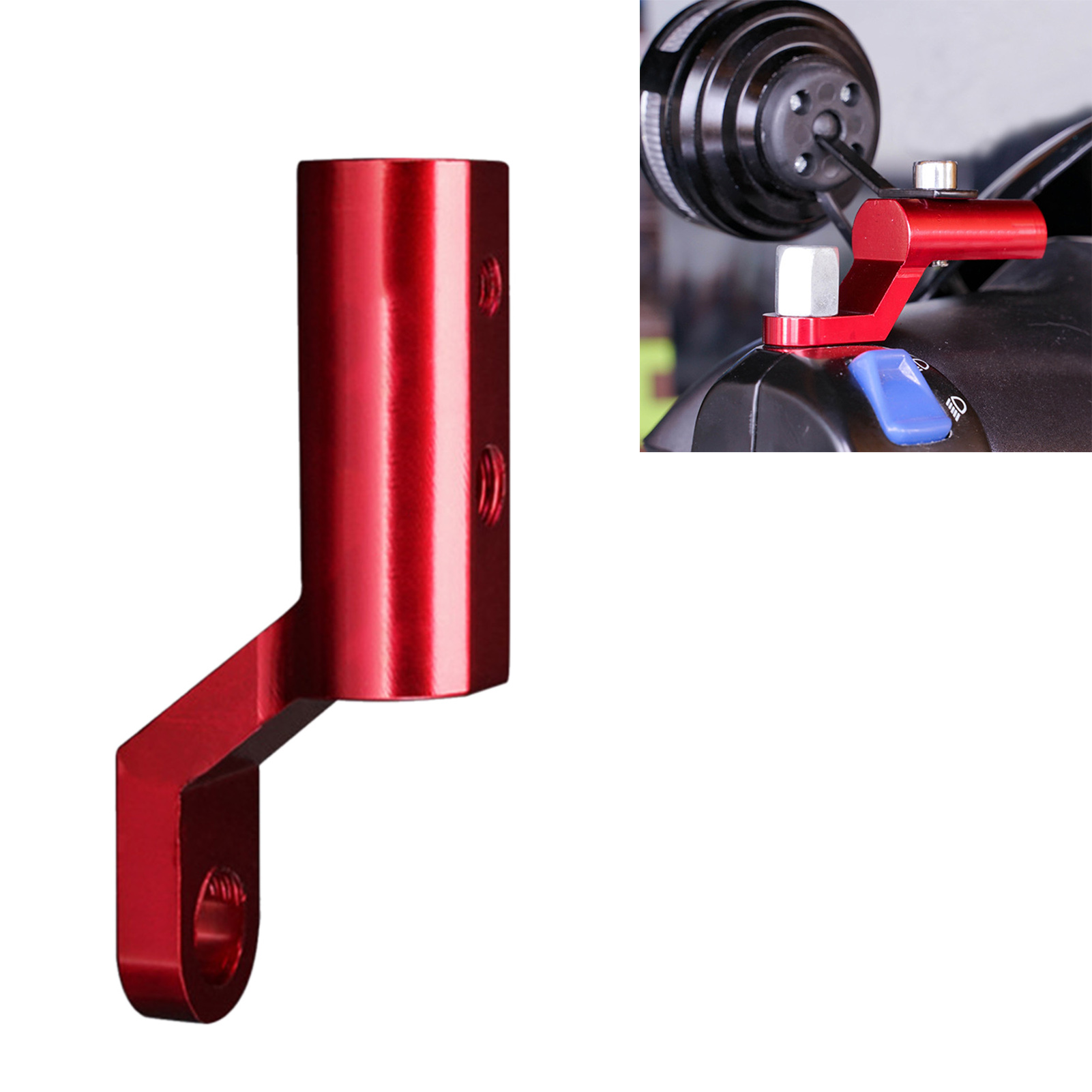 Motorcycle Rearview Mirror Extend Mount Holder Multifunctional CNC Aluminium - Picture 15 of 24