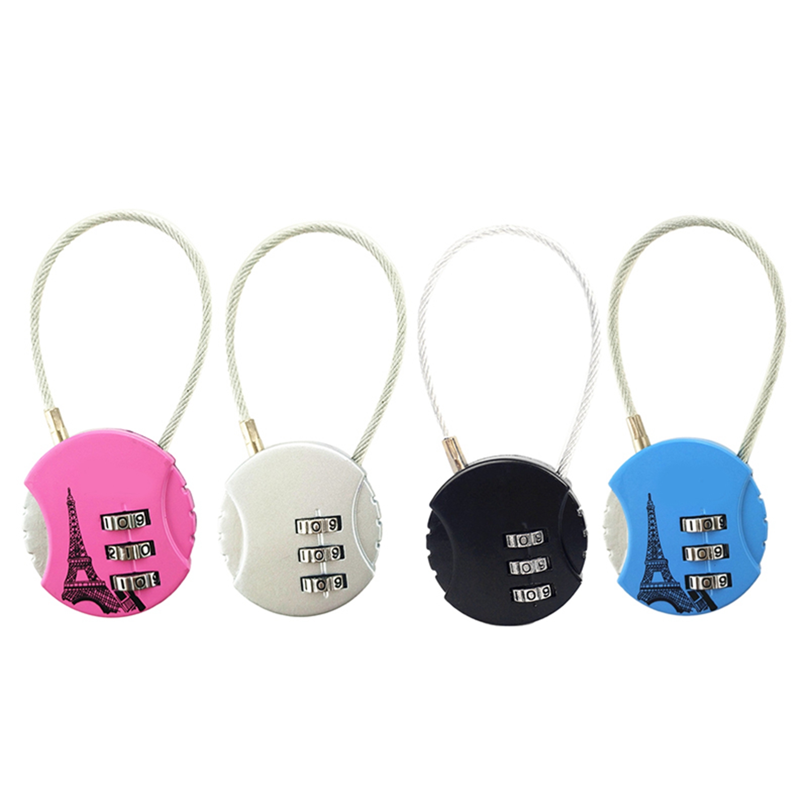 Combination Lock 3 Digit Padlock Anti Theft Code Lock Zinc Alloy For Travel L FY - Bild 12 von 20