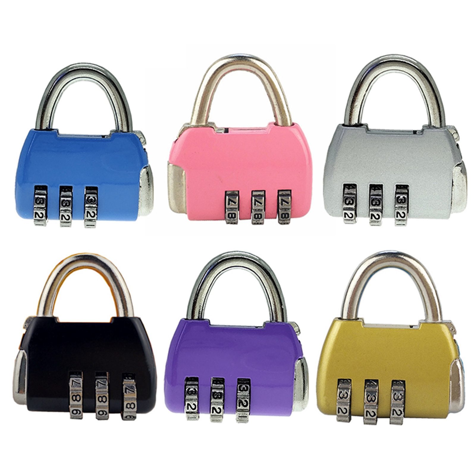 Padlock 3 Digit Combination Lock Security Heavy Duty Zinc Alloy Luggage Lock SAL - Bild 18 von 29