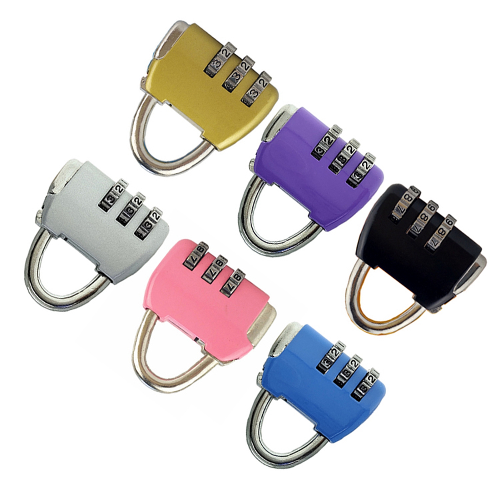 Padlock 3 Digit Combination Lock Security Heavy Duty Zinc Alloy Luggage Lock SAL - Bild 20 von 29