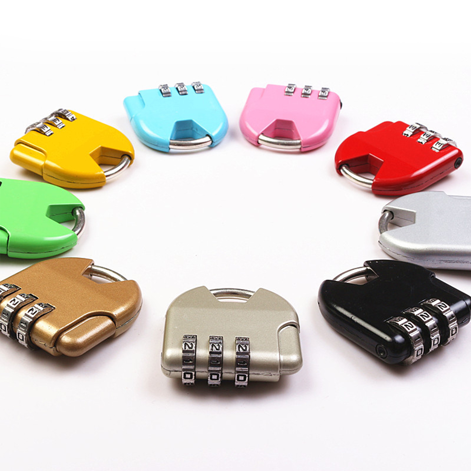 Luggage Lock DIY Setting Password Lightweight Zinc Alloy Material Combination CB - Bild 12 von 12