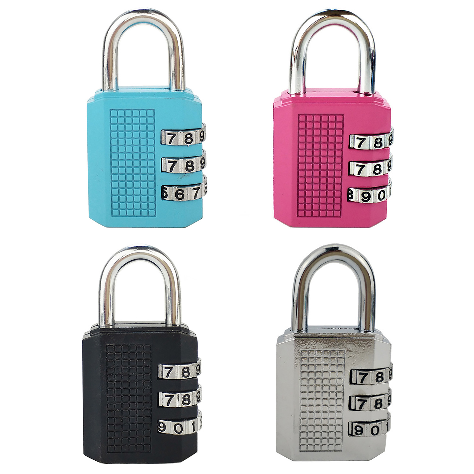 Combination Lock Waterproof 3 Digit Padlock Zinc Alloy Luggage Lock For Gym S CB - Bild 7 von 17