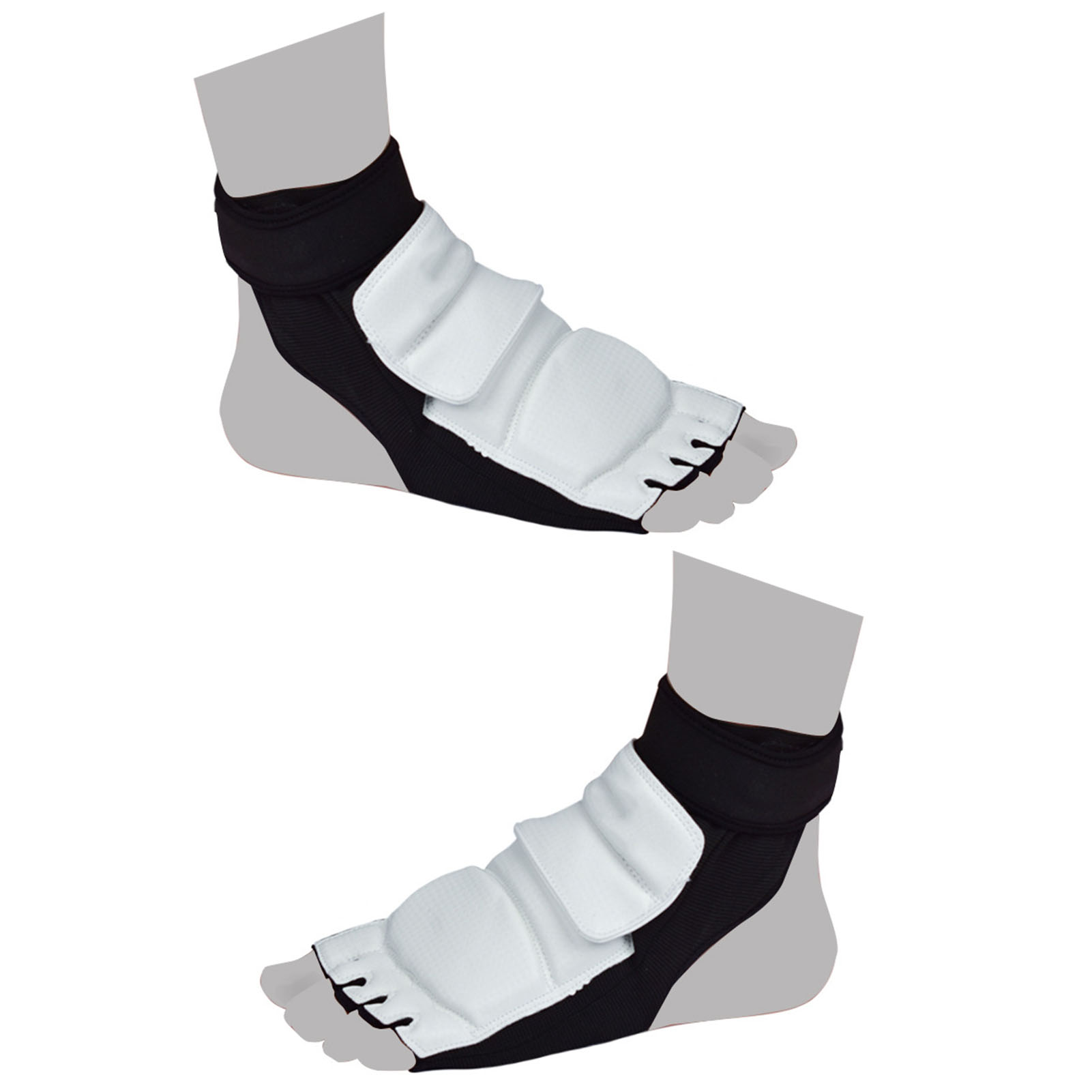1 Pair Taekwondo Foot Protector Breathable Comfortable Slip Resistant Karate