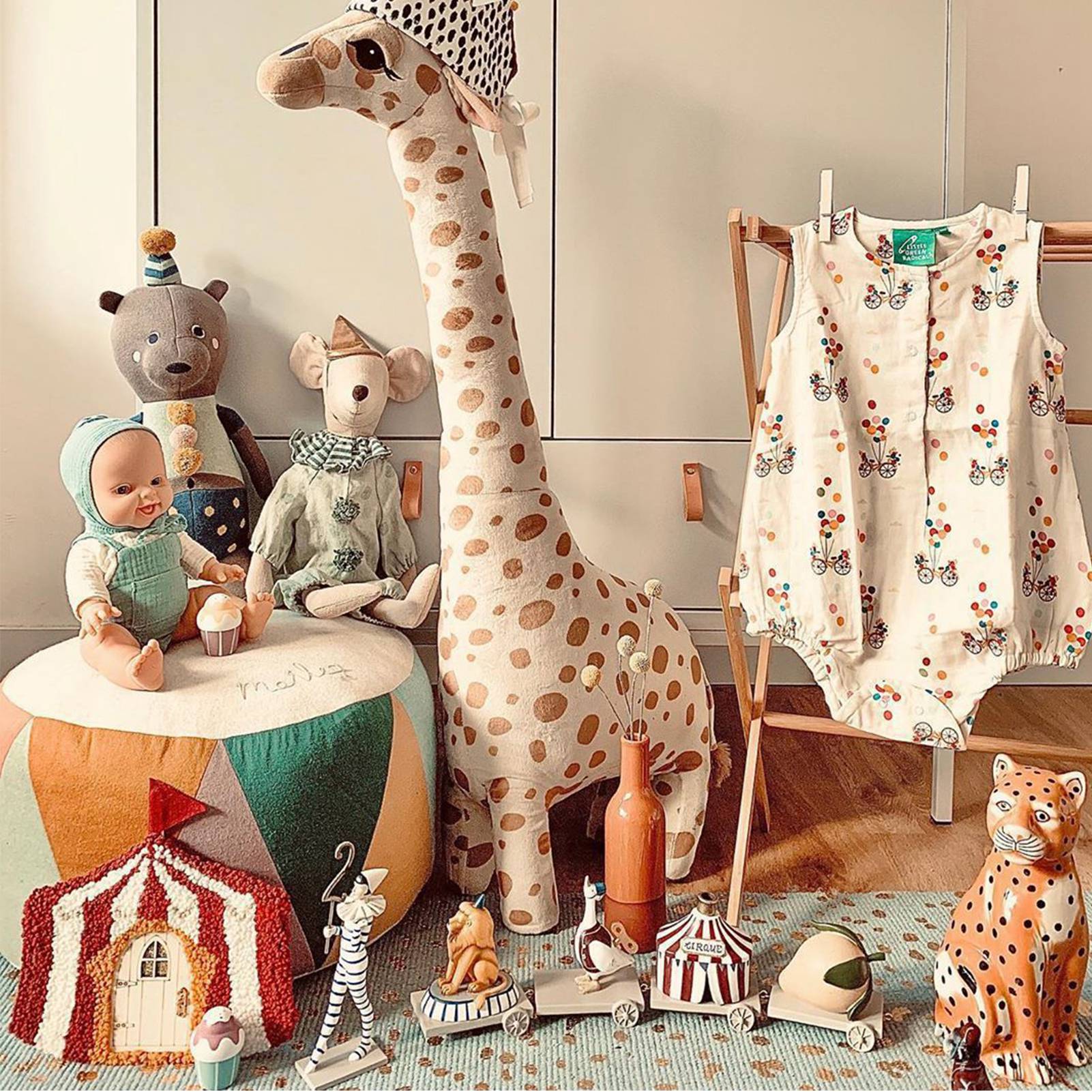 Giraffe Doll Super Soft PP Filling Cotton Standable Cute Giraffe Sleeping Doll - Picture 14 of 21