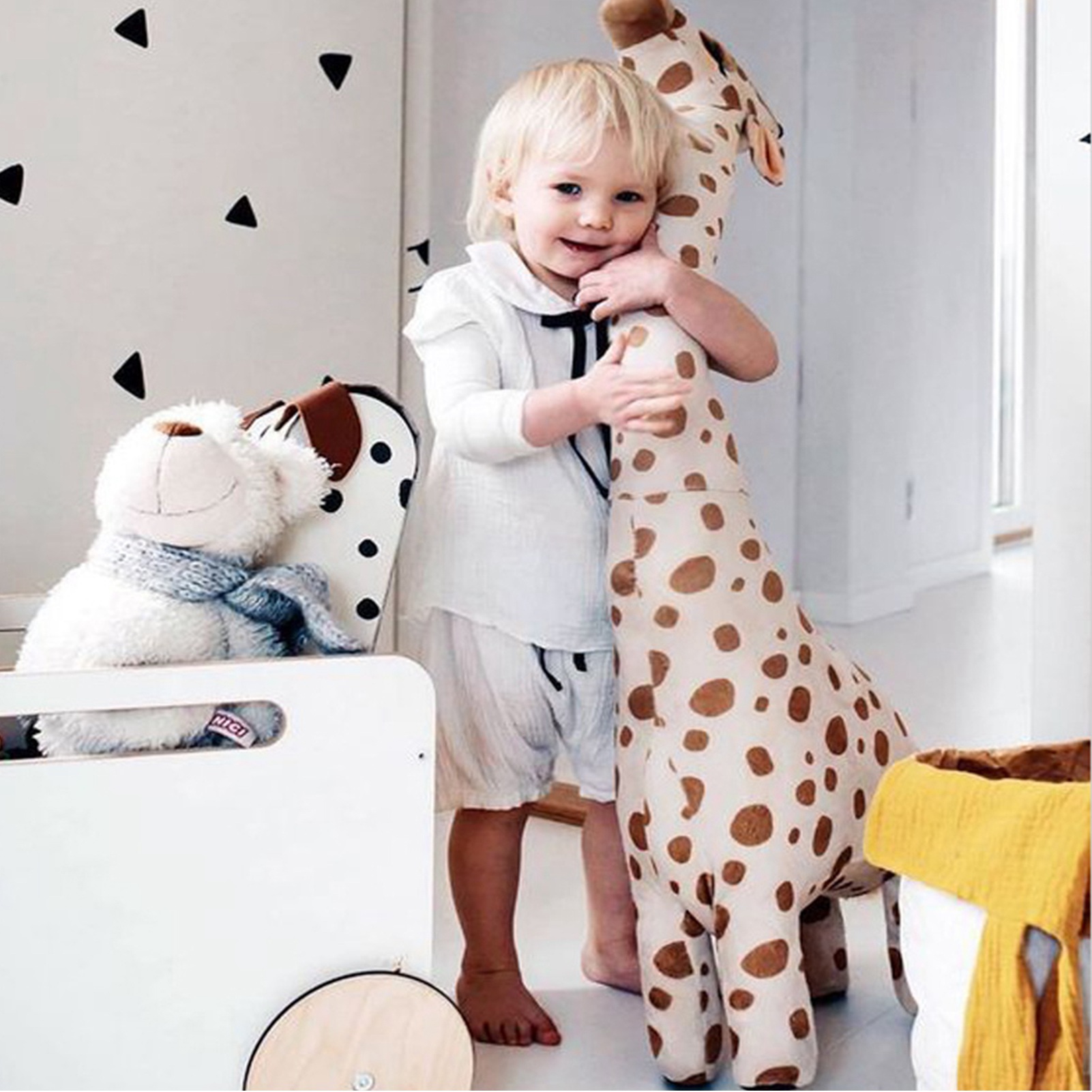 Giraffe Doll Super Soft PP Filling Cotton Standable Cute Giraffe Sleeping Doll - Picture 15 of 21