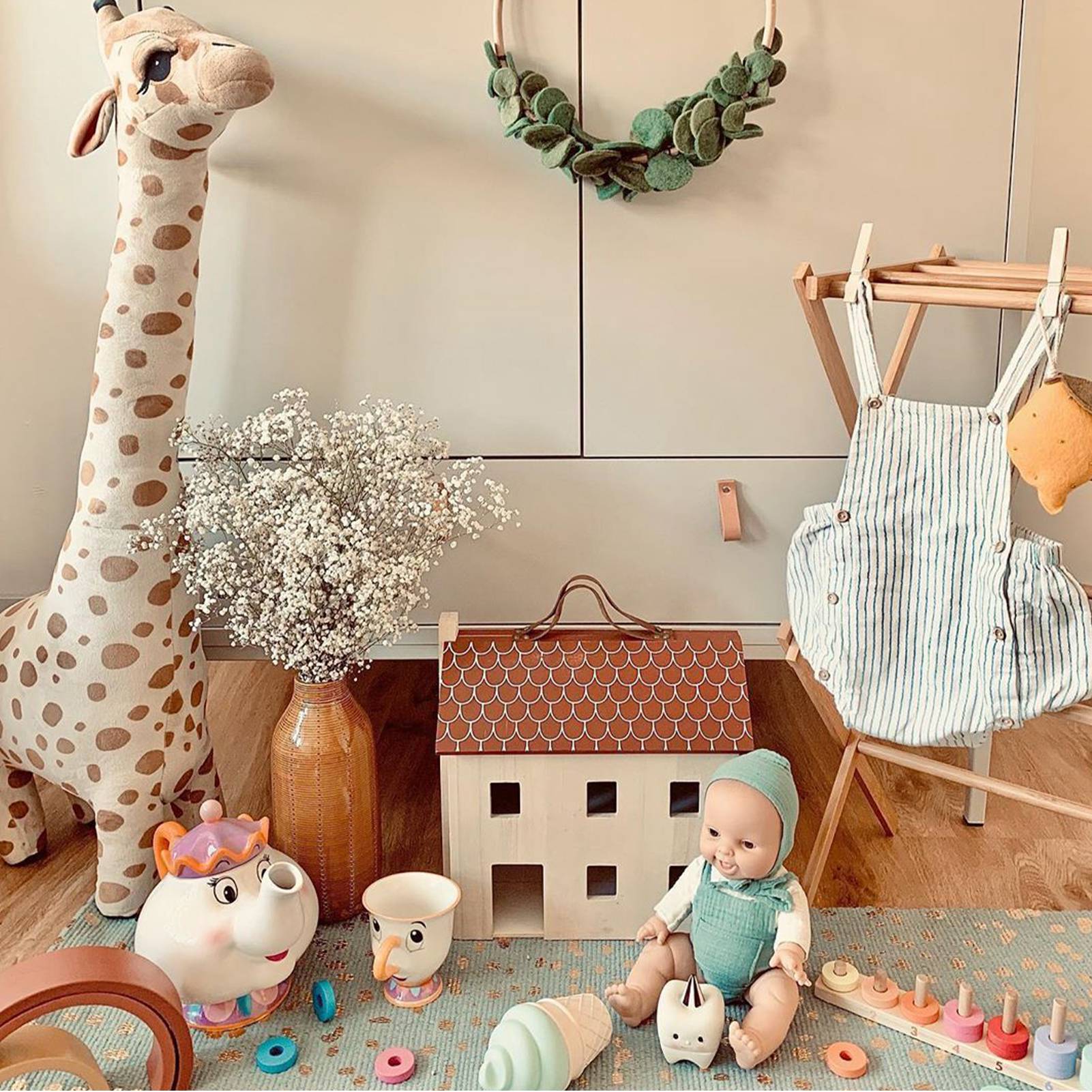 Giraffe Doll Super Soft PP Filling Cotton Standable Cute Giraffe Sleeping Doll - Picture 13 of 21