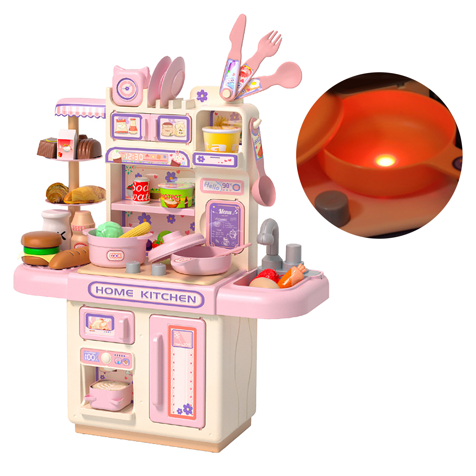 Simulated Kitchen Counter Toy Electronic Pretend Kitchen Counter - Picture 11 of 15