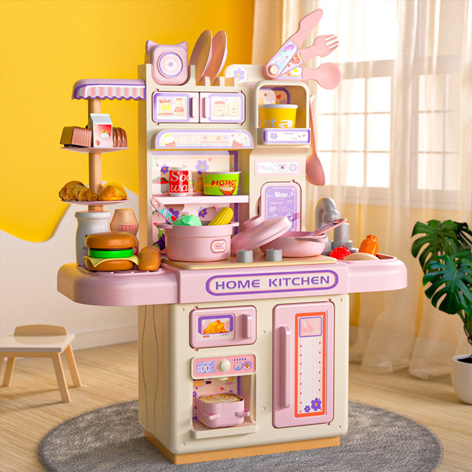 Simulated Kitchen Counter Toy Electronic Pretend Kitchen Counter - Picture 12 of 15