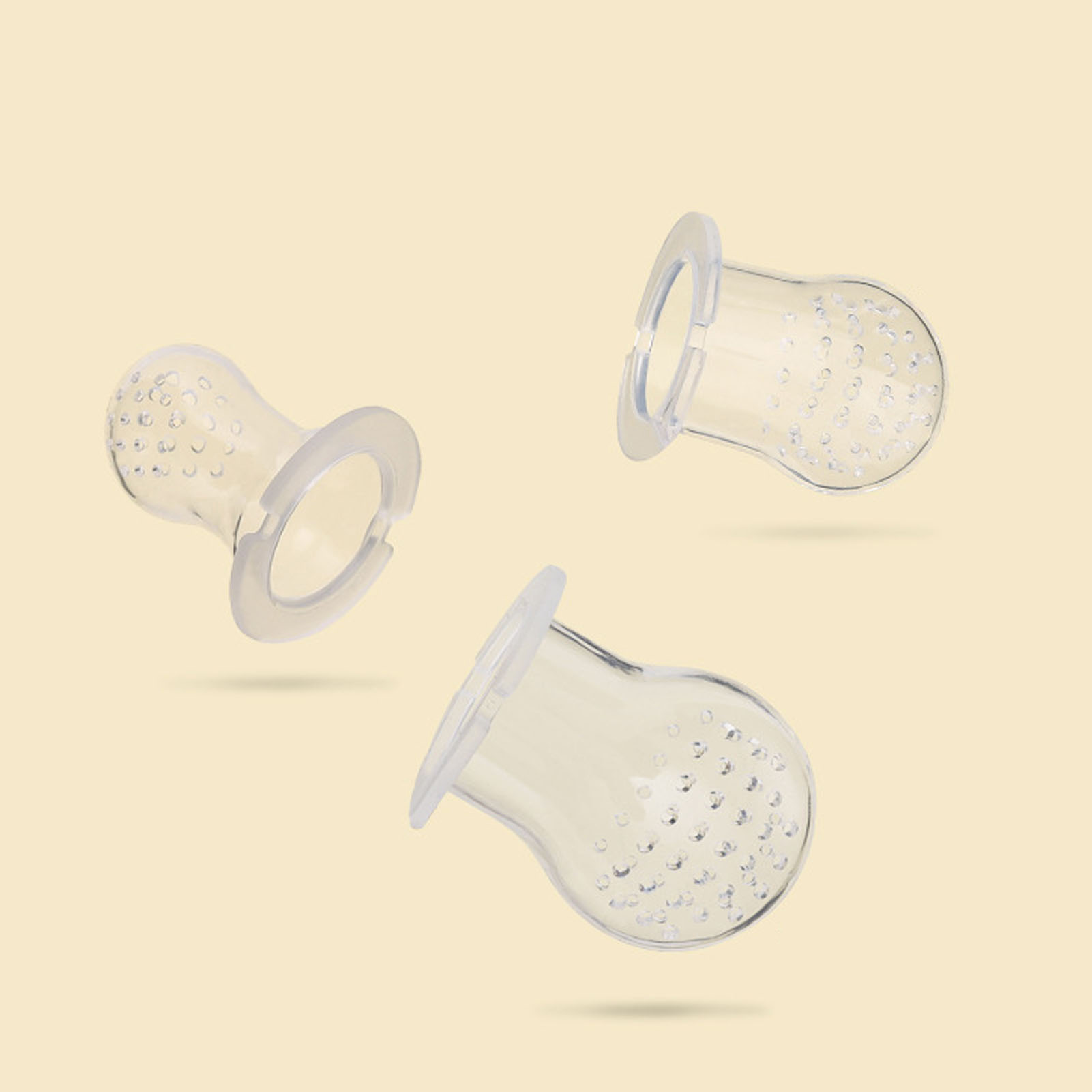 Baby Food Fruit Feeder With Rattle Teether Textured Safe Silicone Baby Food - Picture 52 of 63