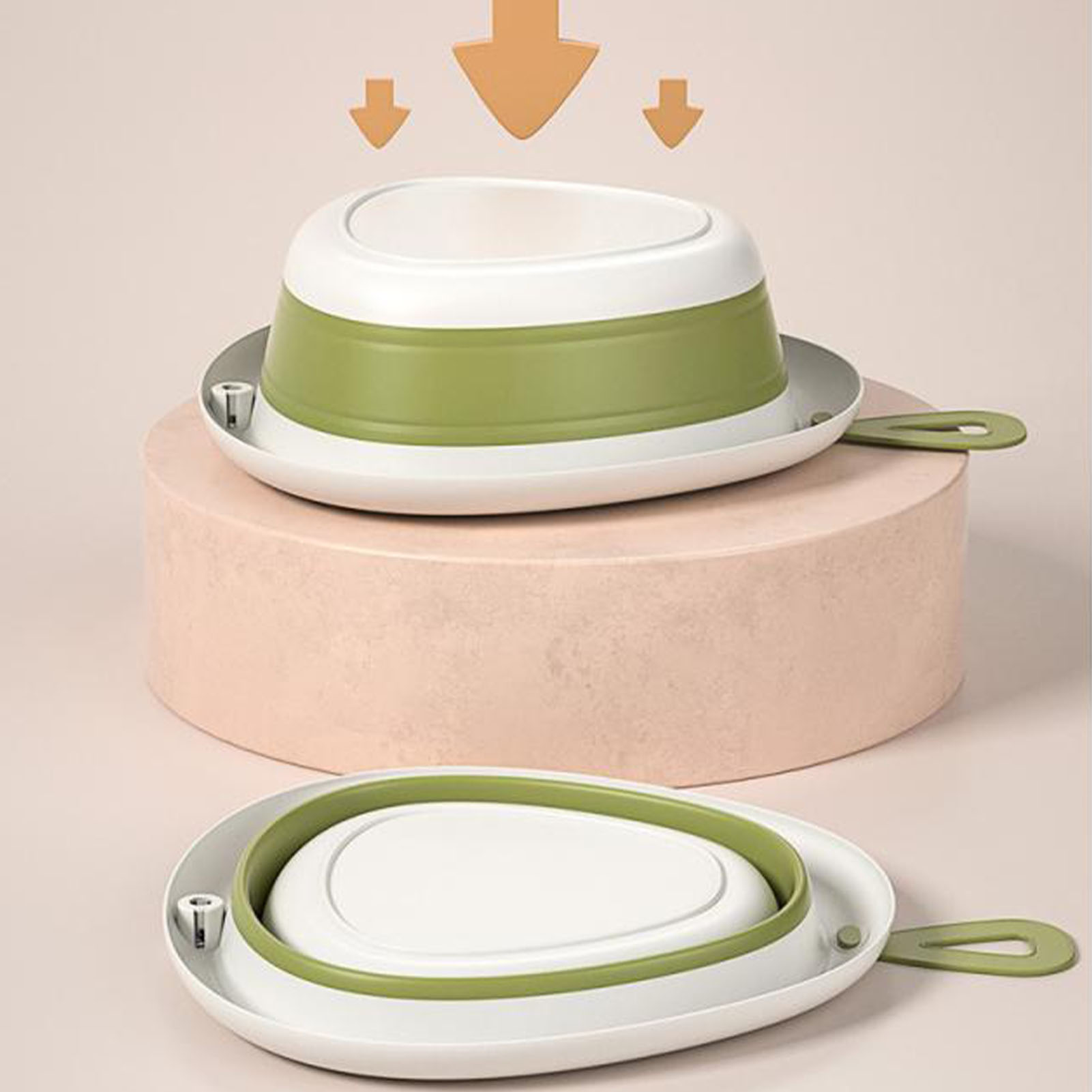 Portable Plastic Basins Cute Foldable Wash Basin For Kids Baby For Travel - Picture 21 of 21