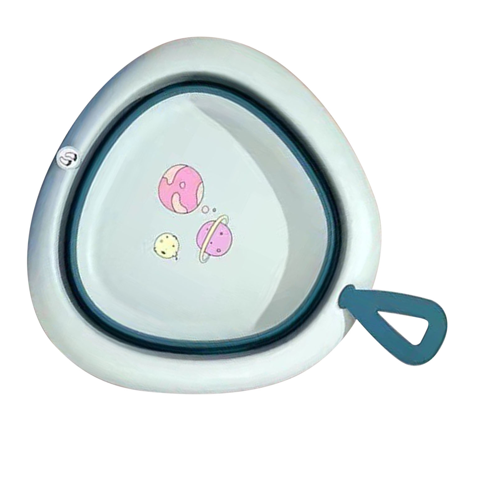 Portable Plastic Basins Cute Foldable Wash Basin For Kids Baby For Travel - Picture 17 of 21