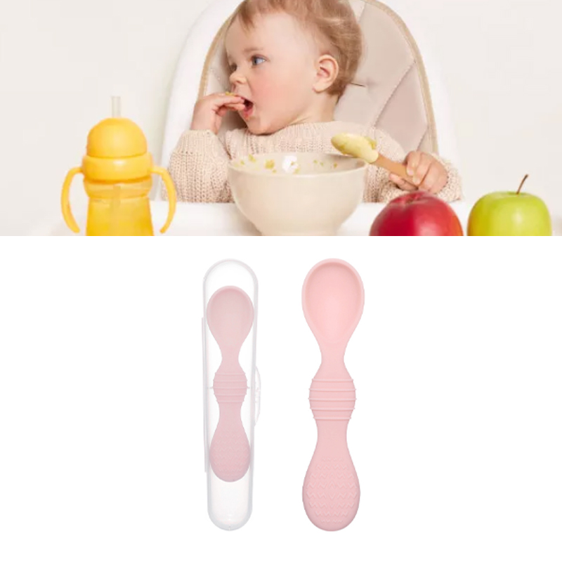 Self Feeding Silicone Soft Tip Training Spoon For Baby Development - Picture 17 of 24