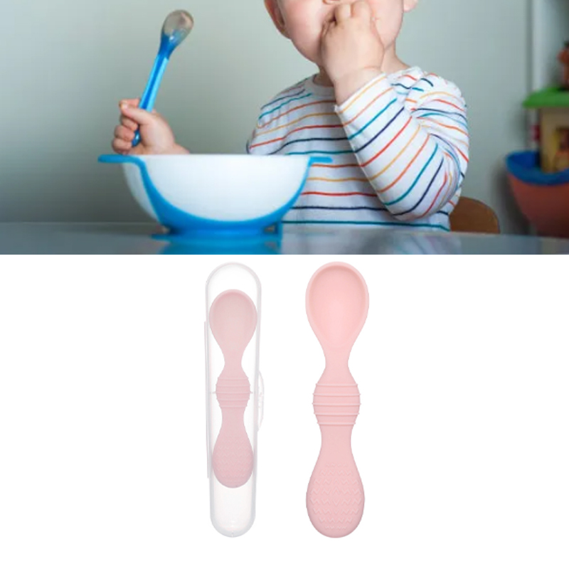 Self Feeding Silicone Soft Tip Training Spoon For Baby Development - Picture 13 of 24