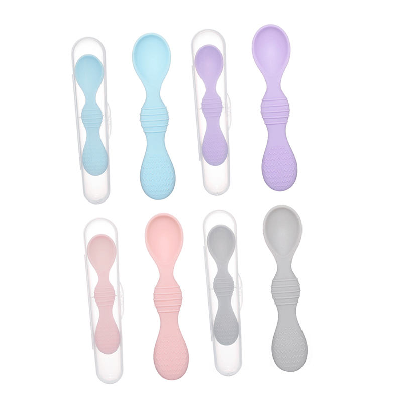 Self Feeding Silicone Soft Tip Training Spoon For Baby Development - Picture 24 of 24