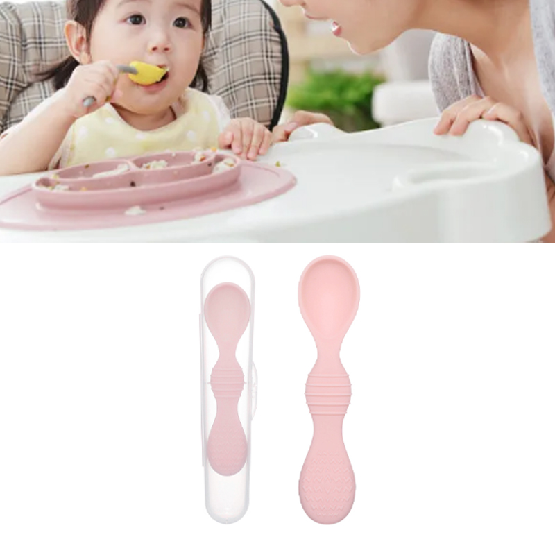Self Feeding Silicone Soft Tip Training Spoon For Baby Development - Picture 19 of 24