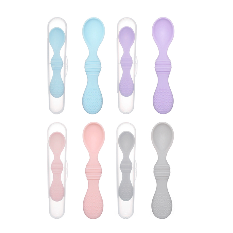 Self Feeding Silicone Soft Tip Training Spoon For Baby Development - Picture 14 of 24