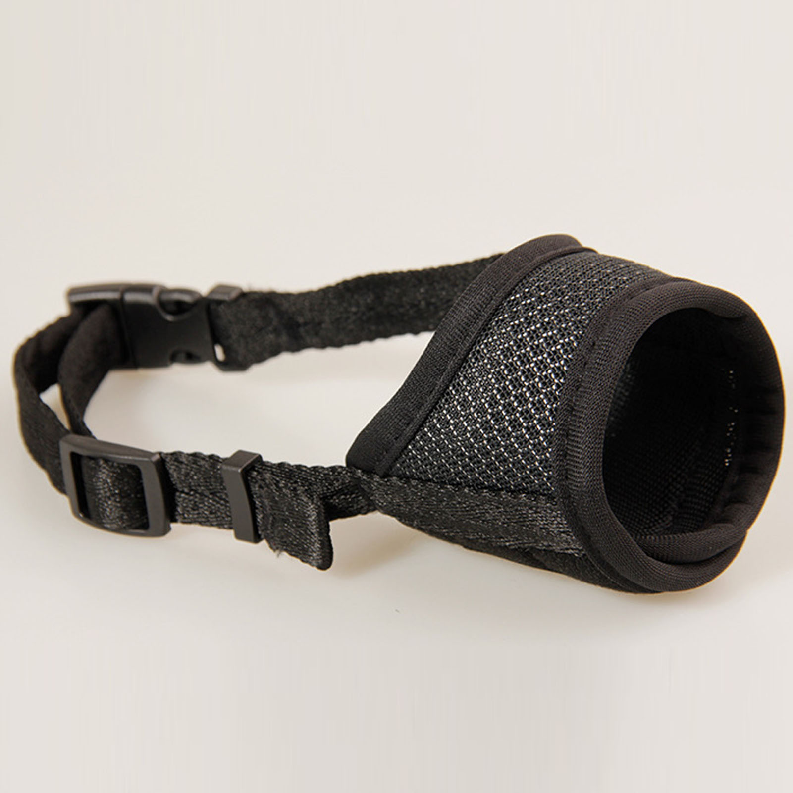 XDog Muzzle Breathable Prevent Biting Barking Eating Adjustable Dog Mouth Guard
