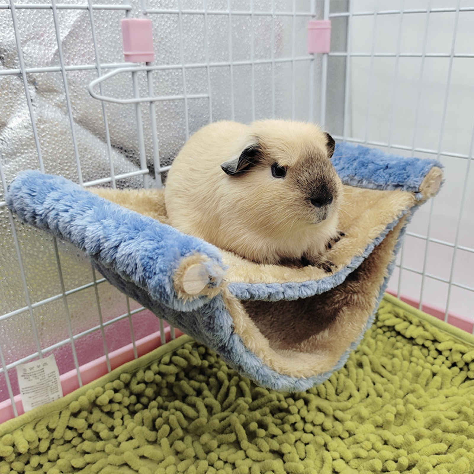 Small Animal Hammock Double Layer Easy To Clean Plush Hanging Hammock Bed