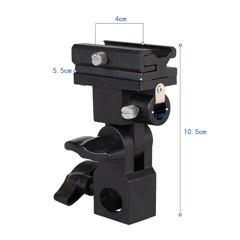 Camera Fill Light Tripod Ball Head Metal Universal Flash Light Bracket Holder