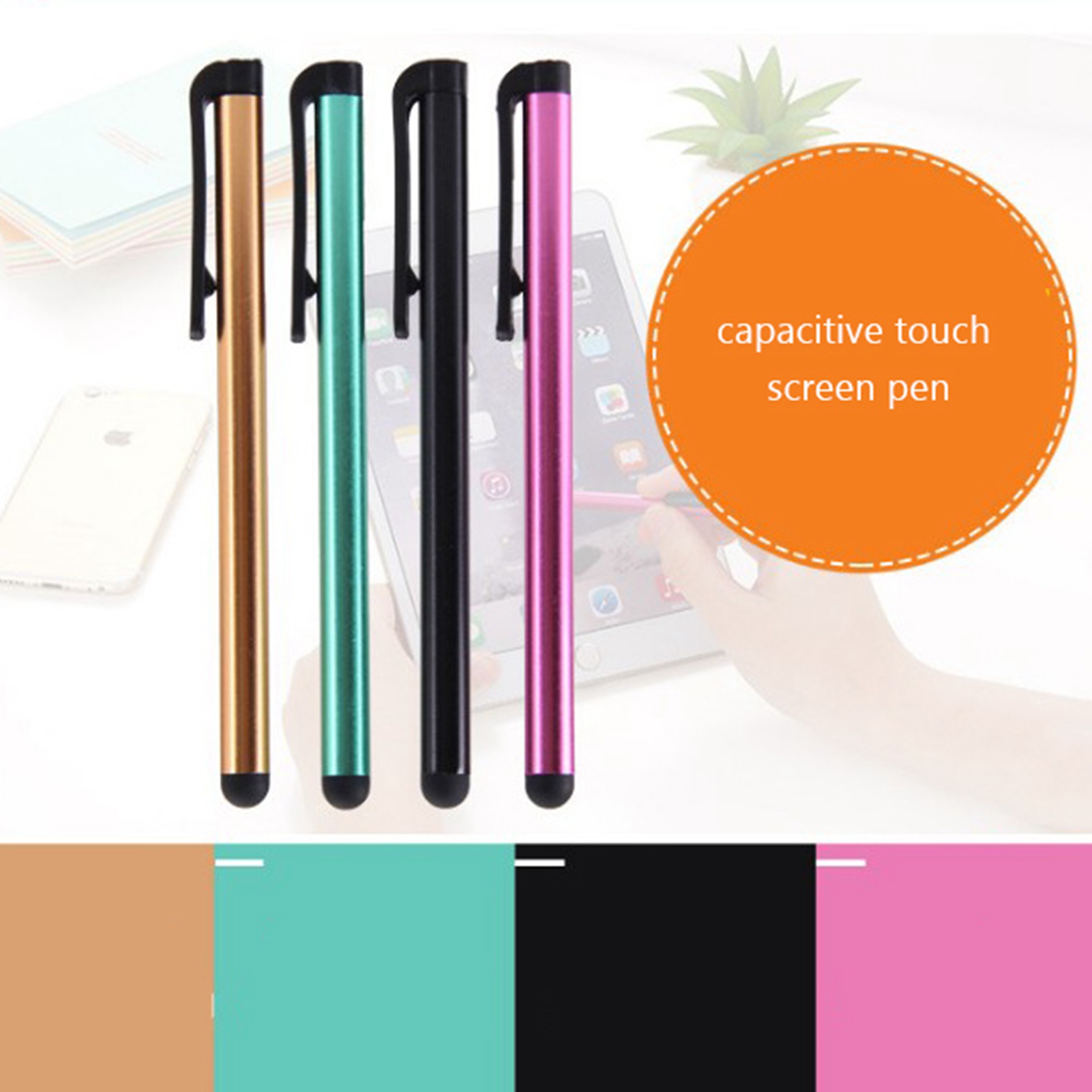 Universal 7.0 Capacitive Touch Screen Stylus Pen Metal Touch Screen Pen For T CB - Afbeelding 9 van 34