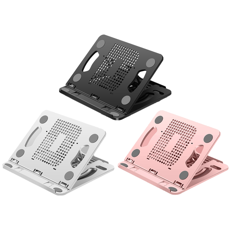 Laptop Holder Silicone PP And ABS Foldable 8 Gears Adjustable Portable Laptop FY - Afbeelding 15 van 15