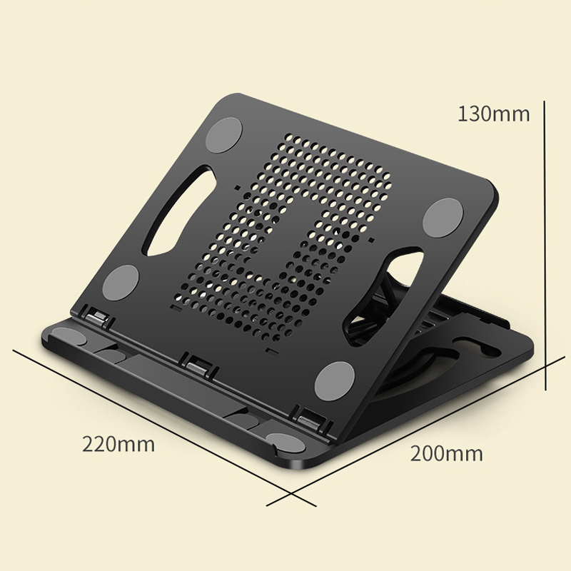 Laptop Holder Silicone PP And ABS Foldable 8 Gears Adjustable Portable Laptop FY - Afbeelding 7 van 15
