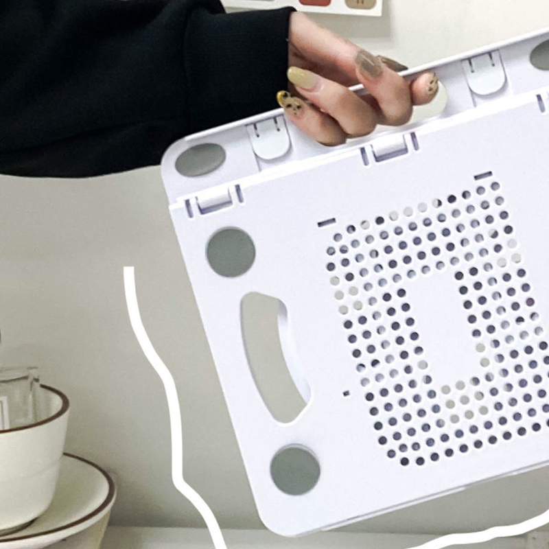 Laptop Holder Silicone PP And ABS Foldable 8 Gears Adjustable Portable Laptop FY - Afbeelding 8 van 15