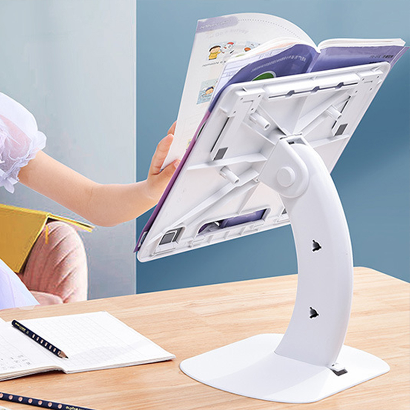 Desktop Book Stand Ergonomic Adjustable Foldable Multifunctional Book Holder CB - Afbeelding 11 van 14