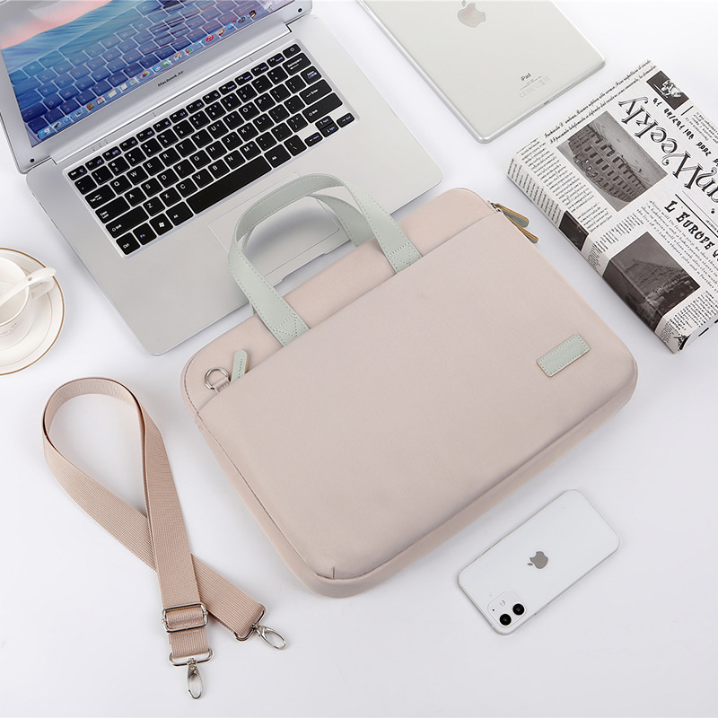 Laptop Bag Oxford Cloth Large Capacity Scratch Resistant Shockproof Laptop Ca FY - Afbeelding 14 van 18