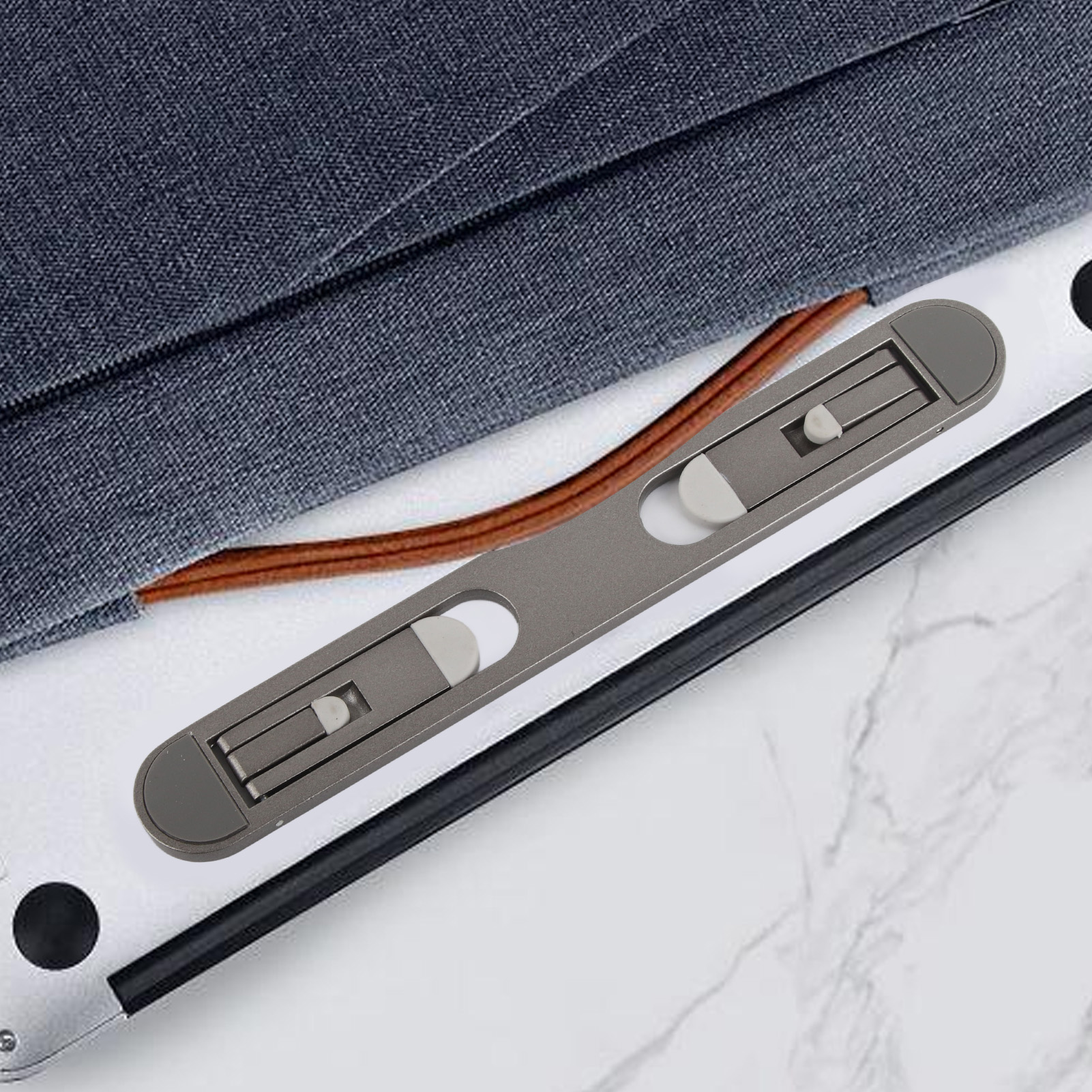 Foldable Laptop Riser Heat Dissipation Portable Adjustable Laptop S DB - Photo 18/18