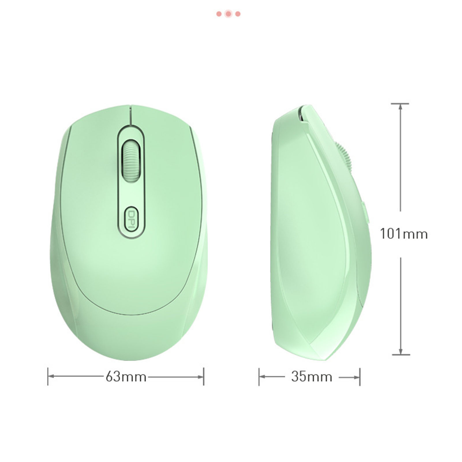 Wireless Mouse Optical 2.4GHz BT Dual Mode USB Mouse High Accuracy 1600DPI BST - Picture 19 of 19