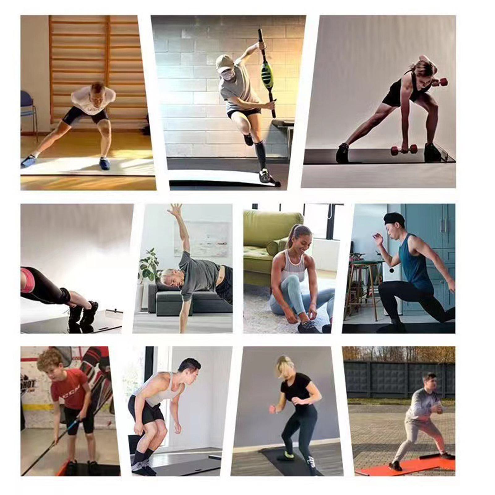 Slide Board Non Slip Sliding Mat Thickened Balance Exercise Training Fitness Equ - Picture 14 of 21