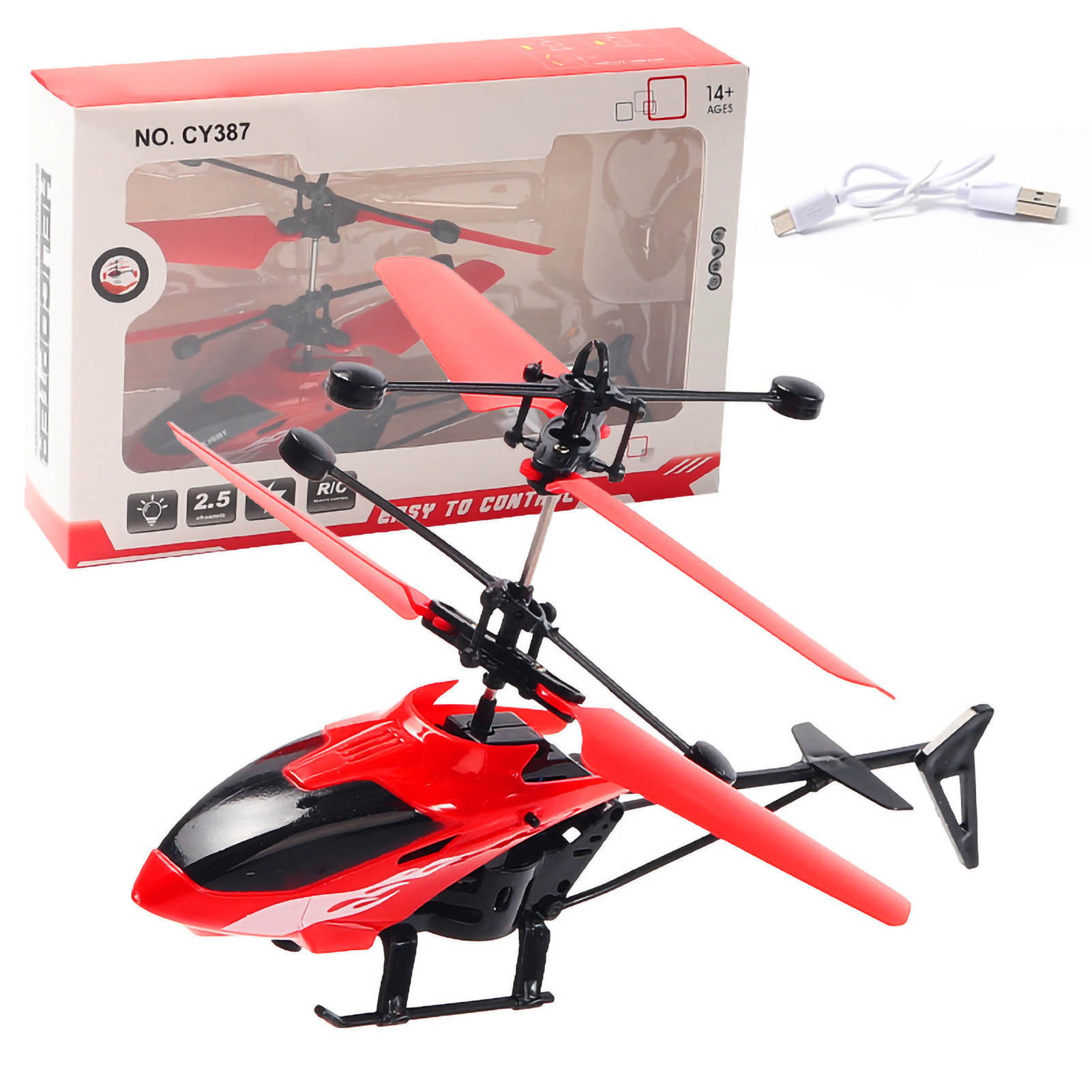 Stable Induction Hover Helicopter Advanced Sensor Control Toy for Children - Picture 16 of 21