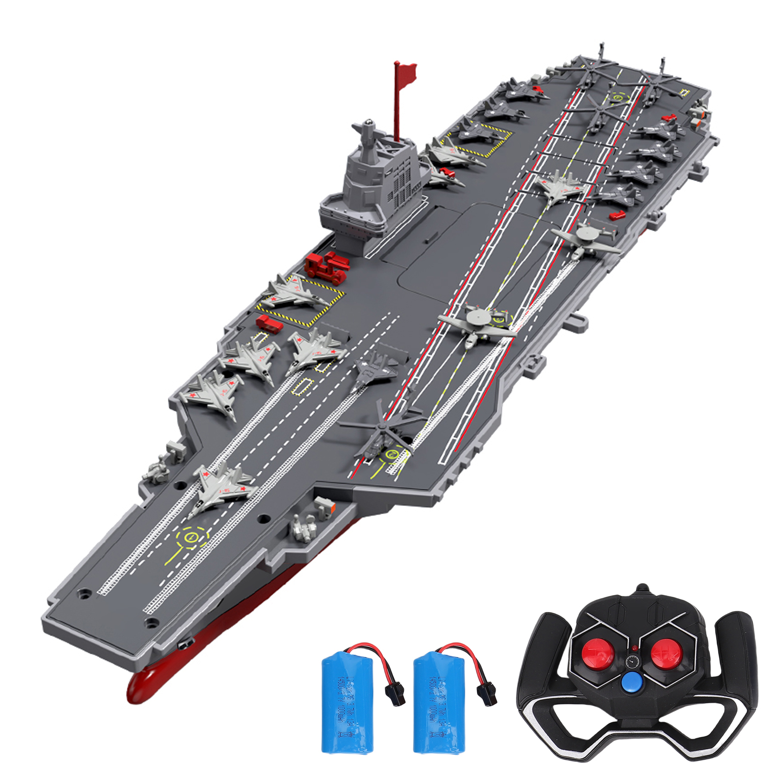 Remote Control Aircraft Carrier 2.4G RC Warship Boat For Adults