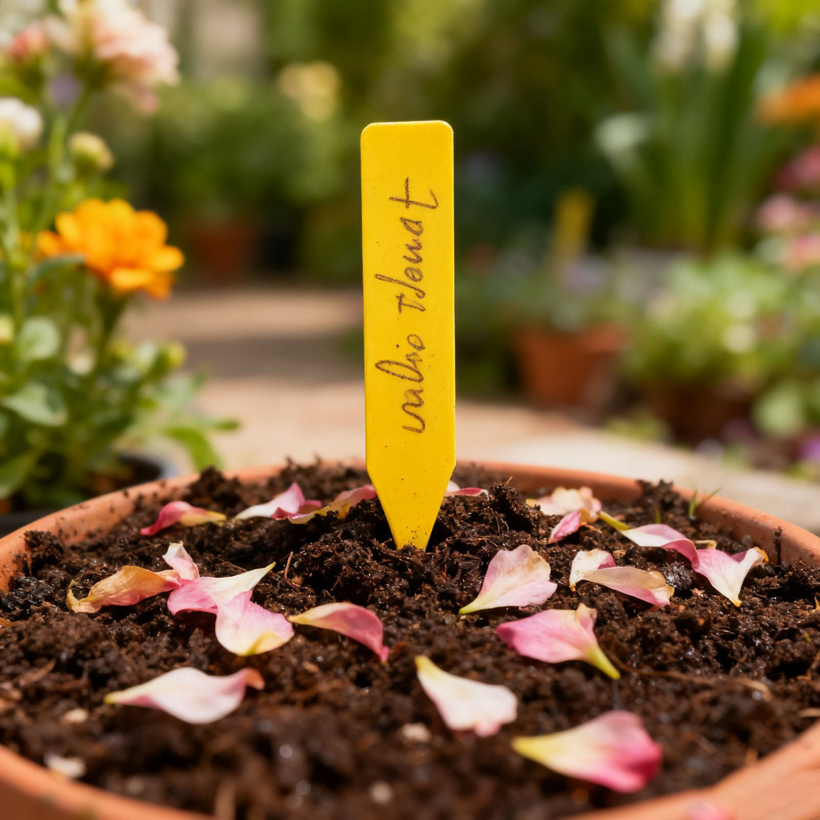 Plastic Plant Tags Flower Labels Nursery Tray Markers Garden