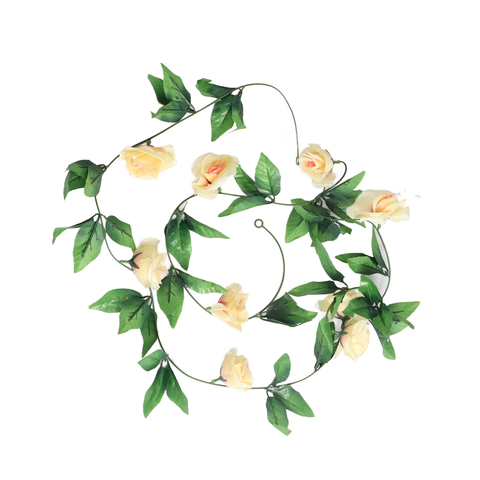 Fake Rose Vine 7.87ft Artificial Rose Flowers Hanging Ivy For Wedding Party
