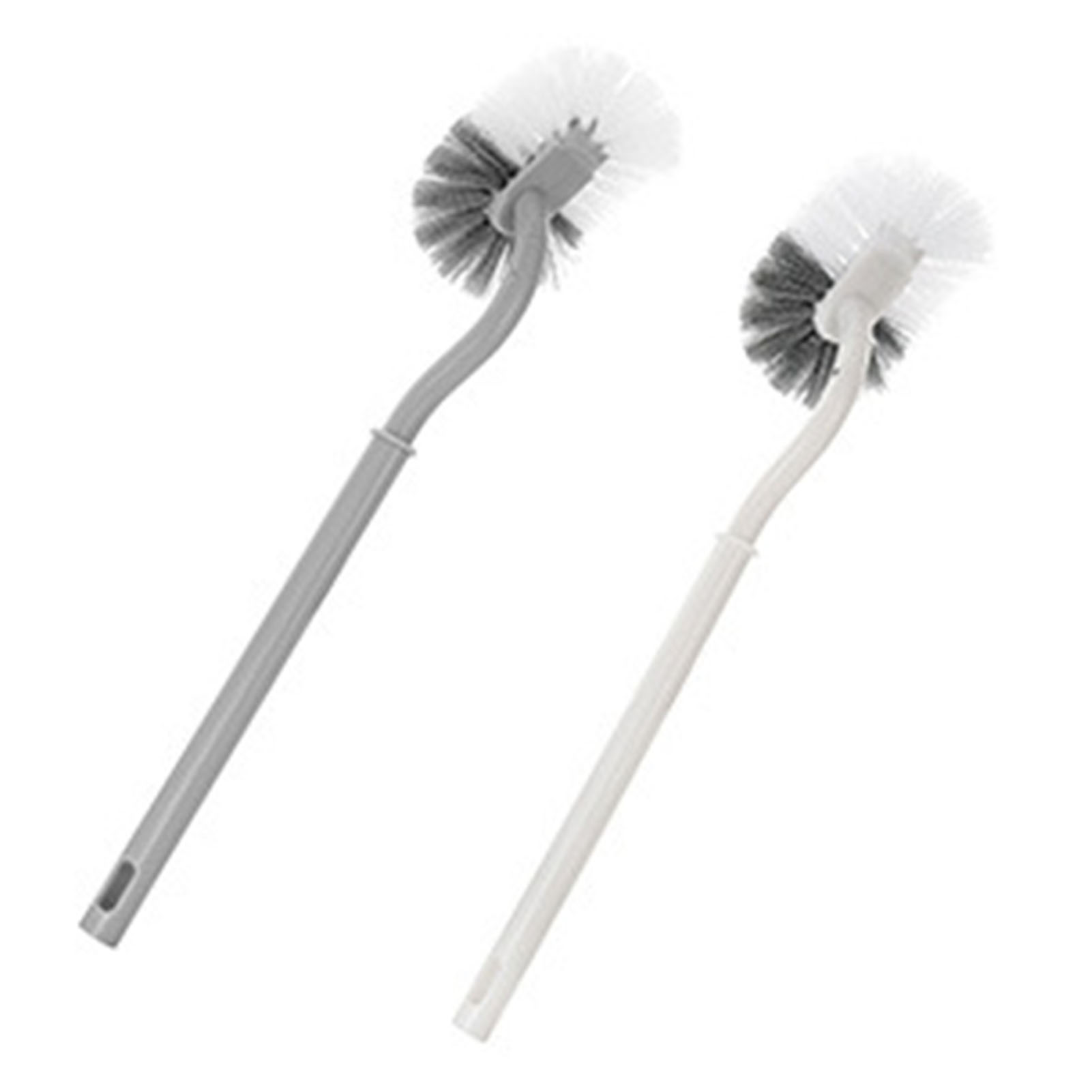Curved Toilet Cleaning Brush Hanging Strong Decontamination Long Handle - Picture 15 of 18