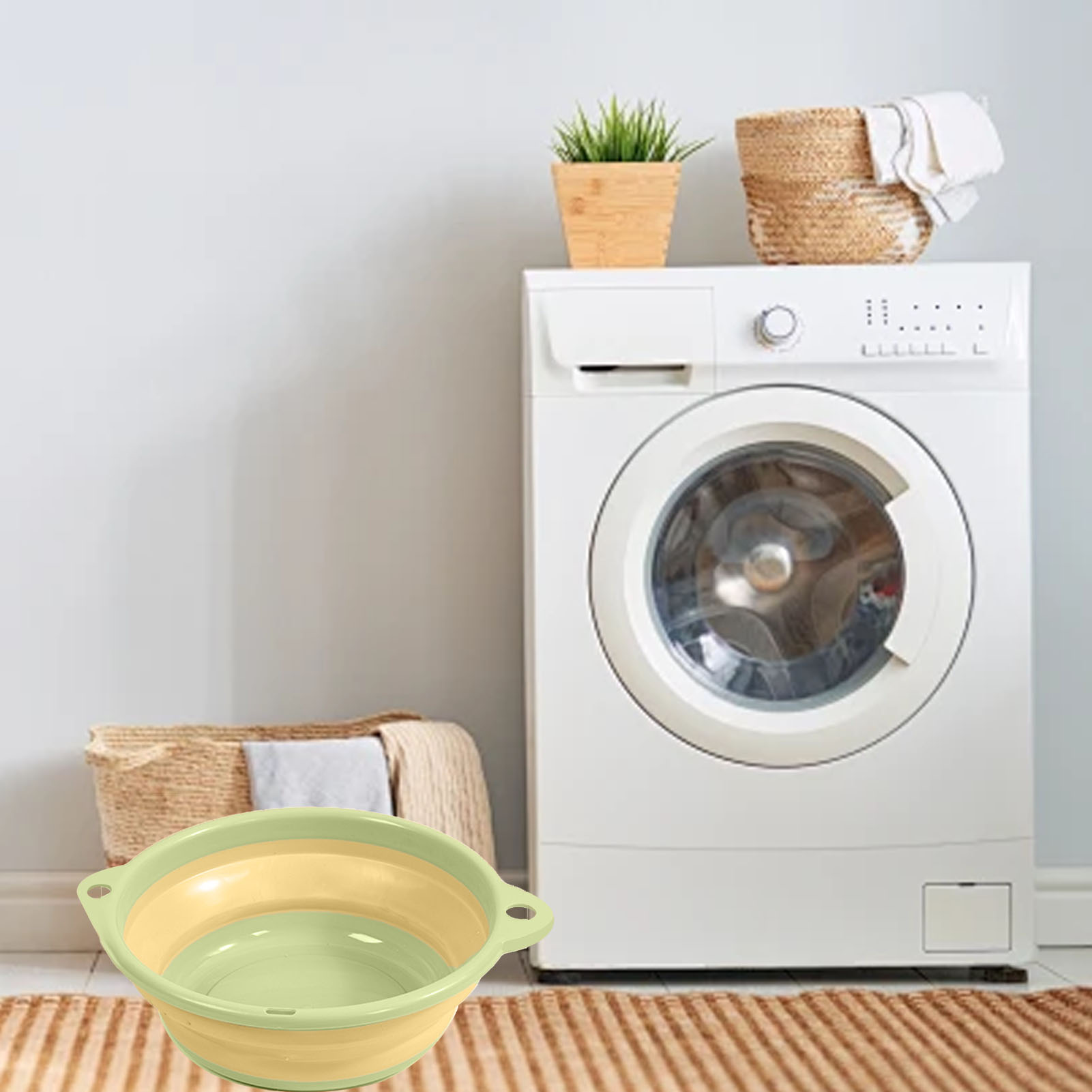 New Folding Basinfall-Resistant Children'S Washbasinfoldable Portable - Picture 31 of 34