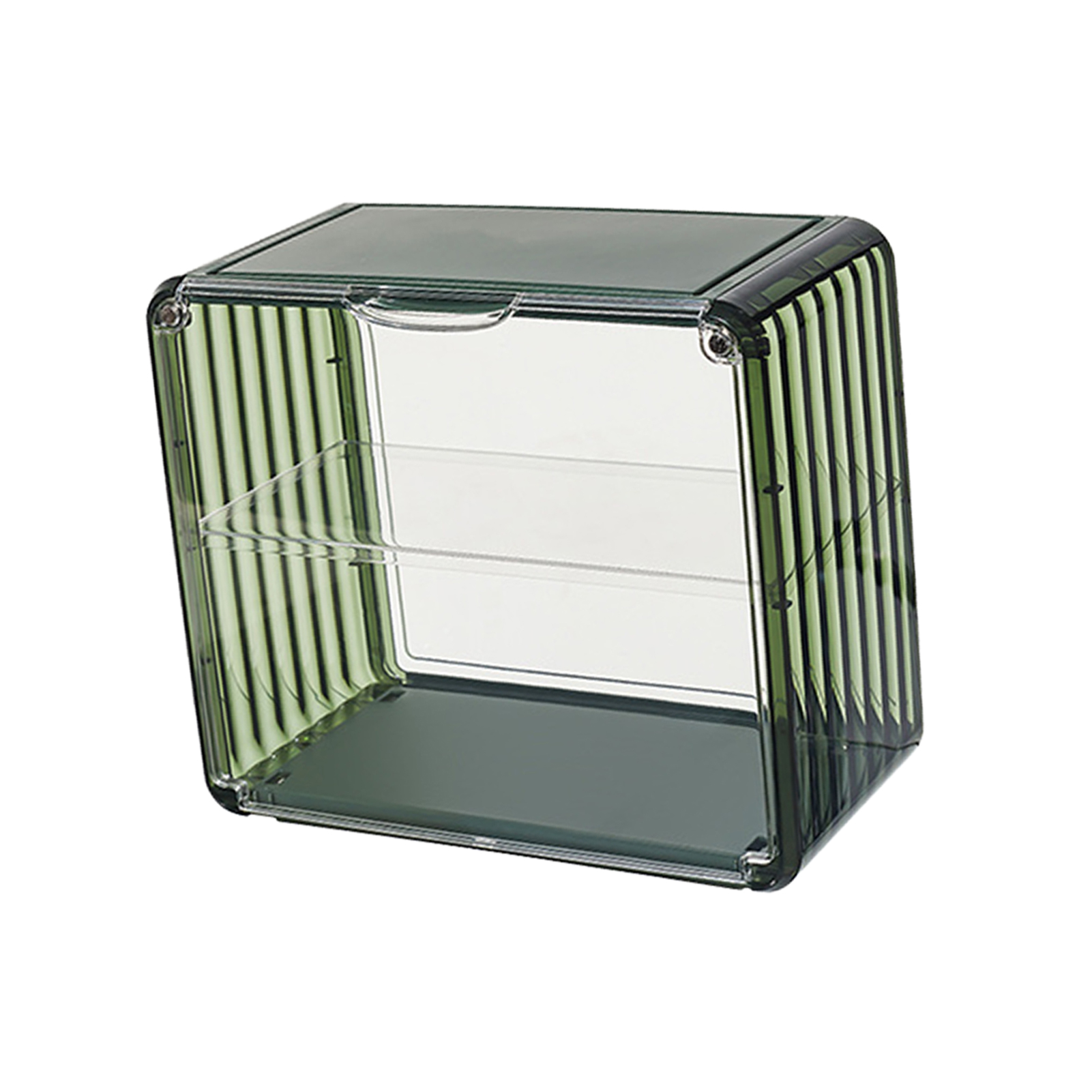 (SMALL SIZE BLACKISH Green)Blind Box Display Box Detachable Protection ...