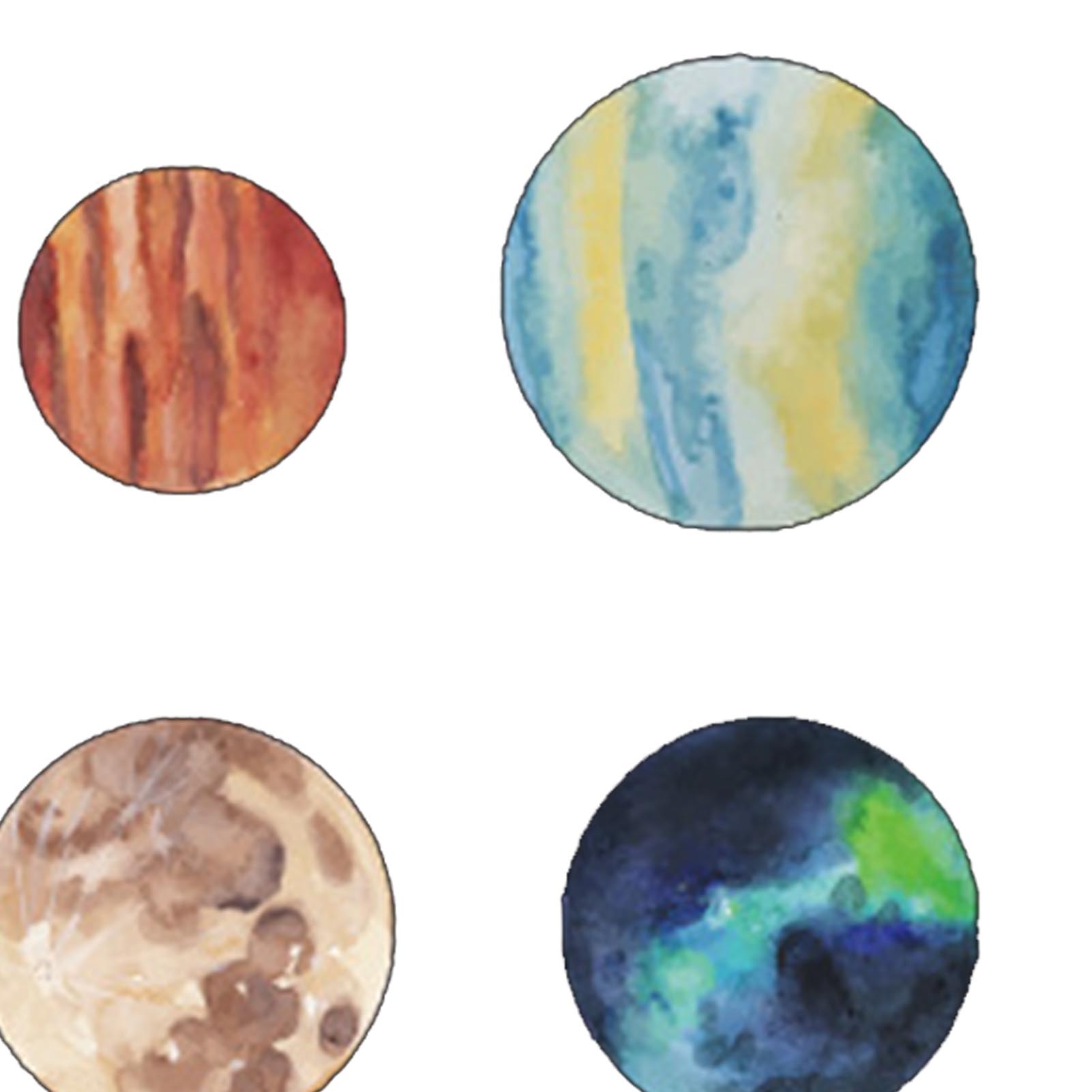 15pcs Planet Solar System Stickers for Kids Planet Stickers for Educational - Picture 21 of 21