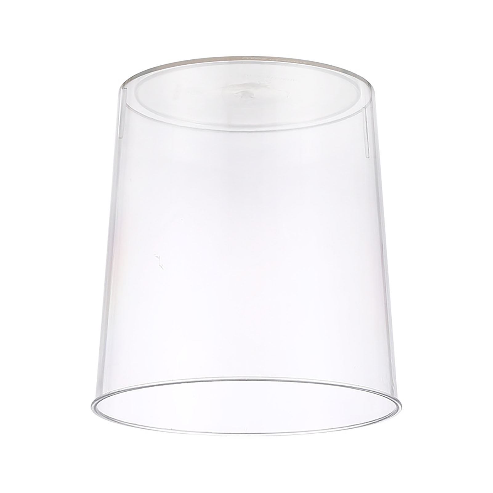 Transparent Trash Can Clear Garbage Container Bin Large Capacity Plastic