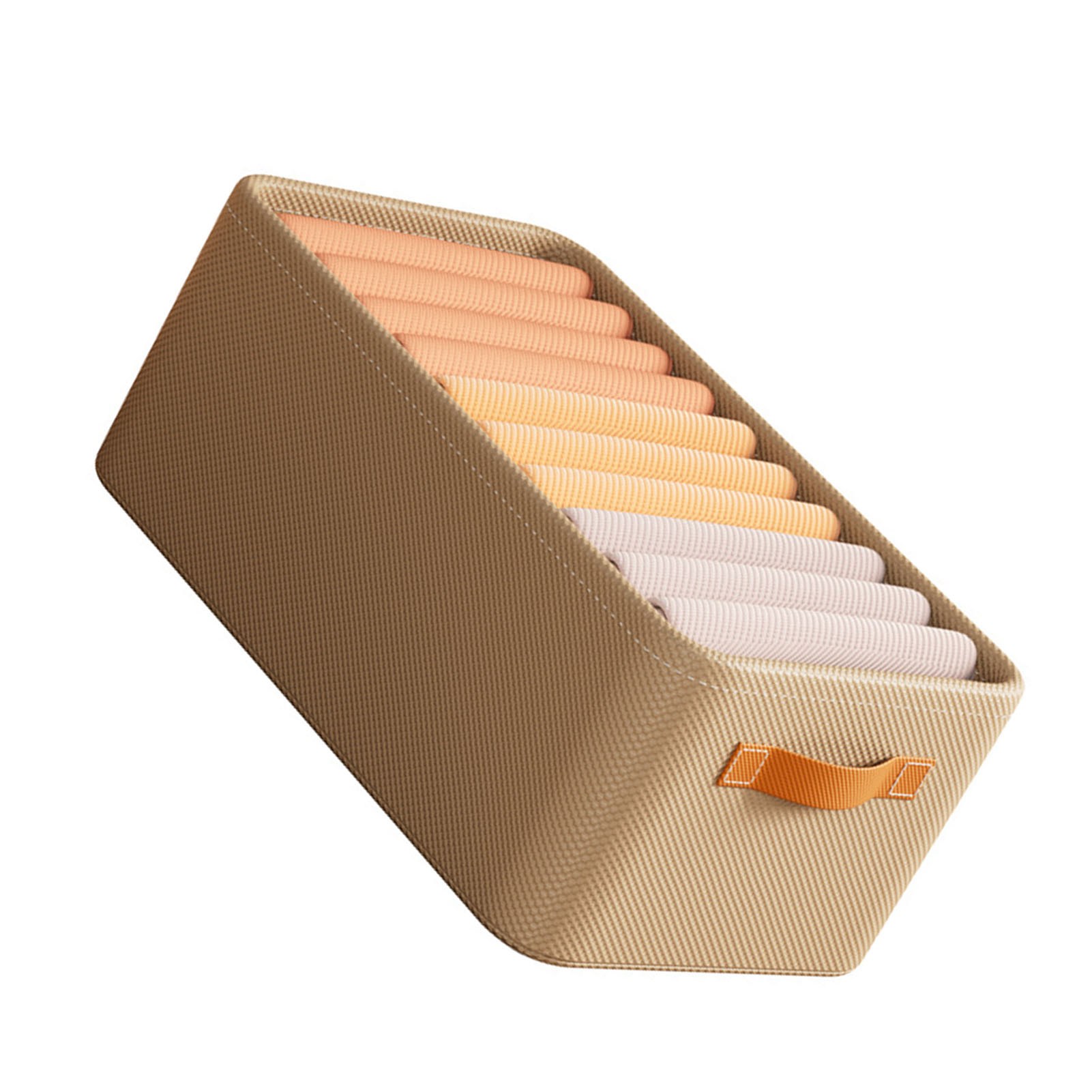 Clothing Storage Box Foldable Non Woven Fabric Drawer Type Clothing Organizer - Picture 12 of 15