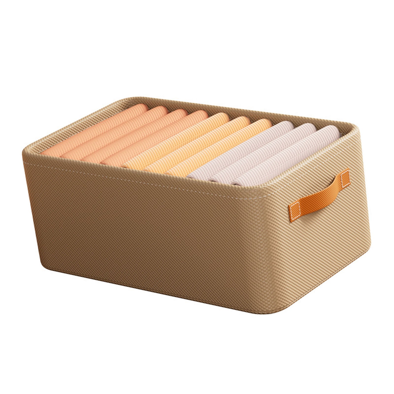 Clothing Storage Box Foldable Non Woven Fabric Drawer Type Clothing Organizer - Picture 9 of 15