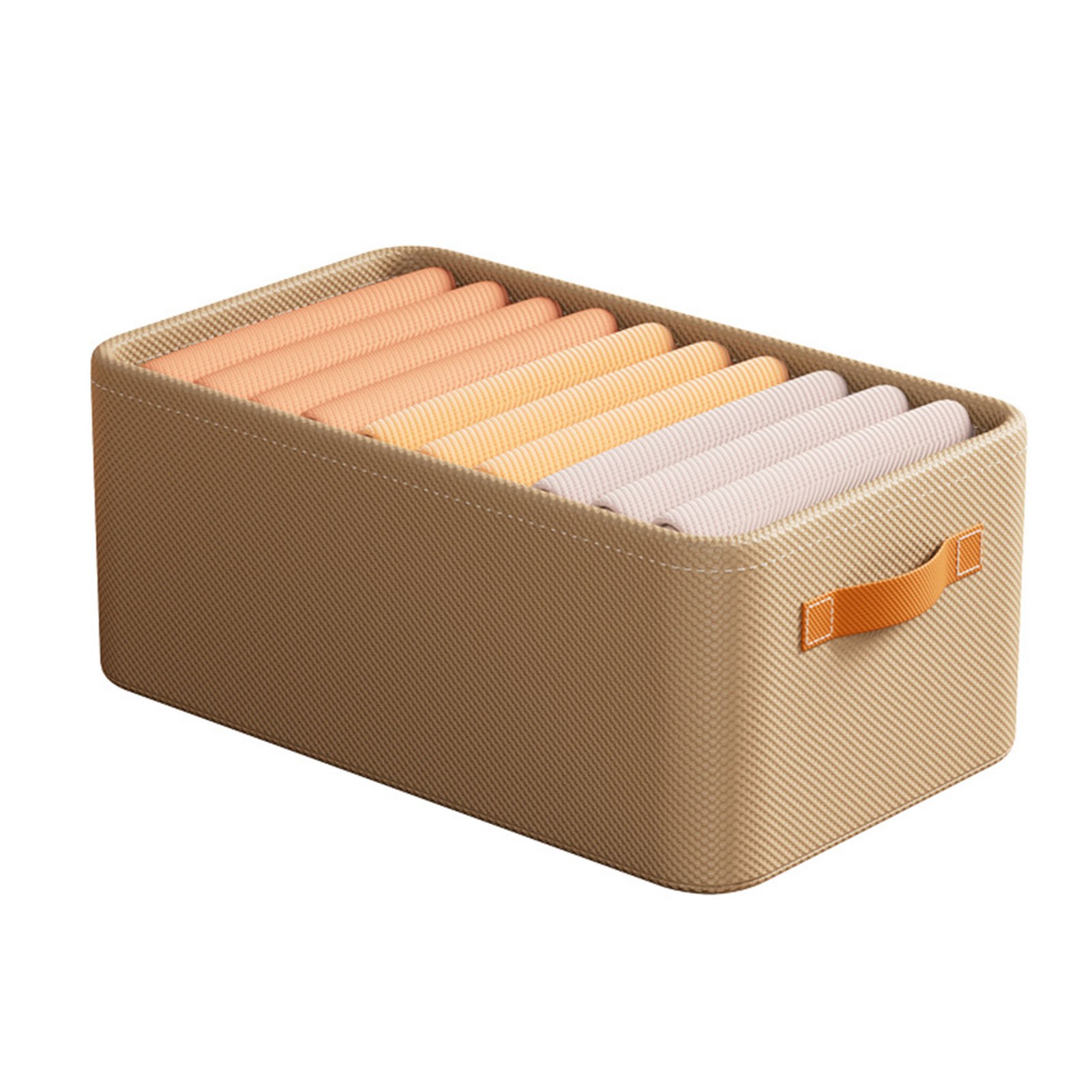 Clothing Storage Box Foldable Non Woven Fabric Drawer Type Clothing Organizer - Picture 8 of 15