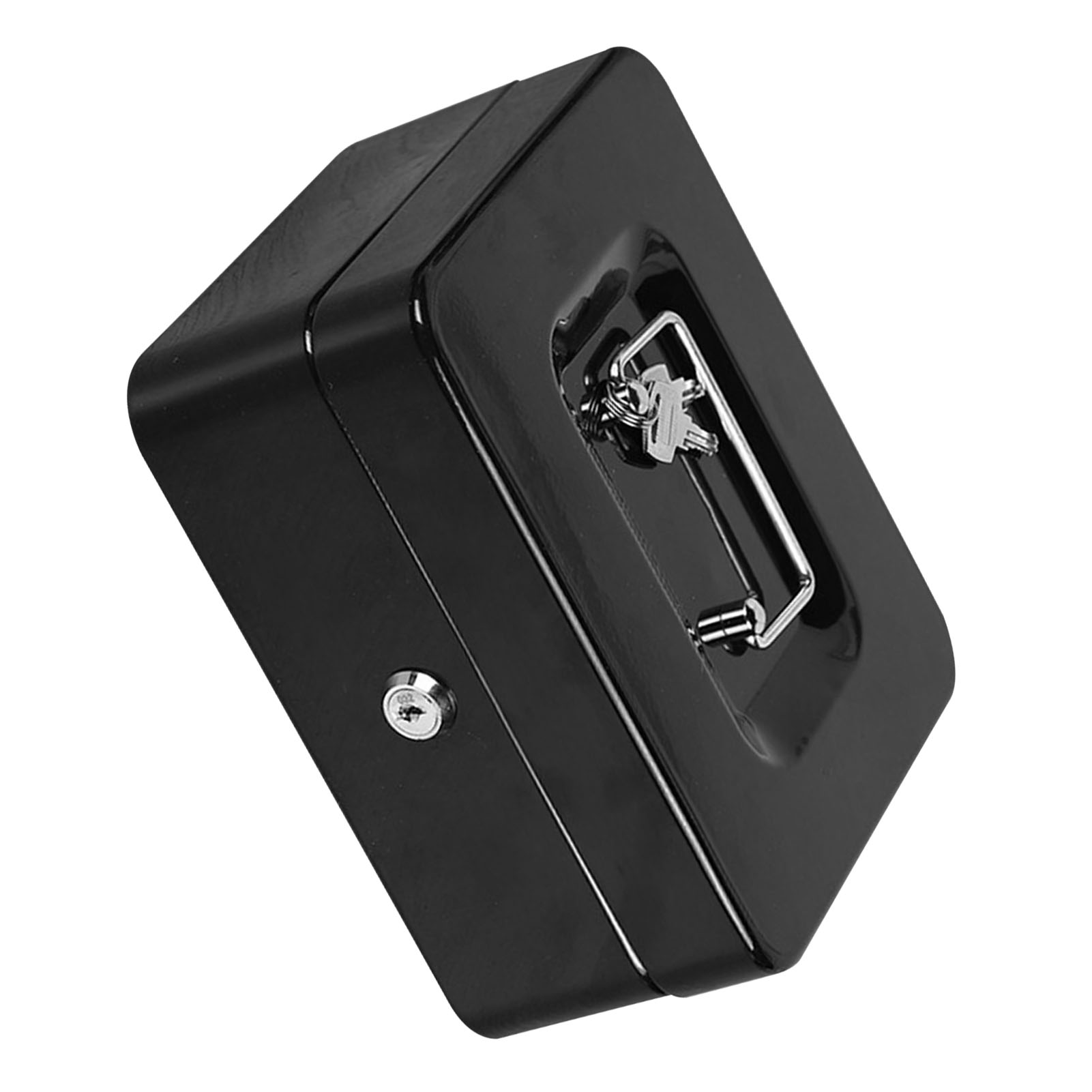 NEW Fireproof Box Large Capacity Portable Document Box Metal Safe Storage Box