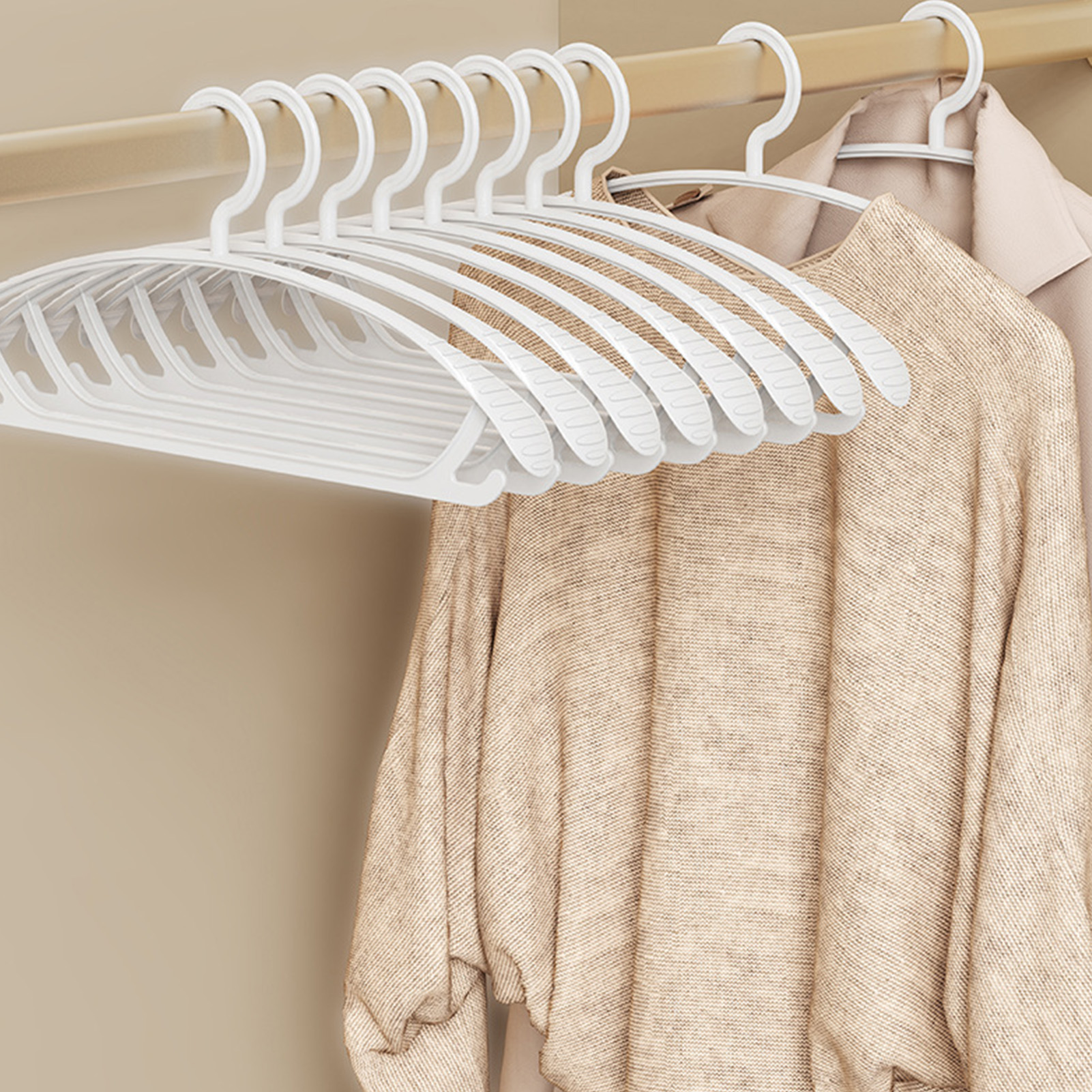 Wet And Dry Non-Marking Wide Shoulder Hangers Hanging Clothes Non-Slip Drying - Picture 18 of 24