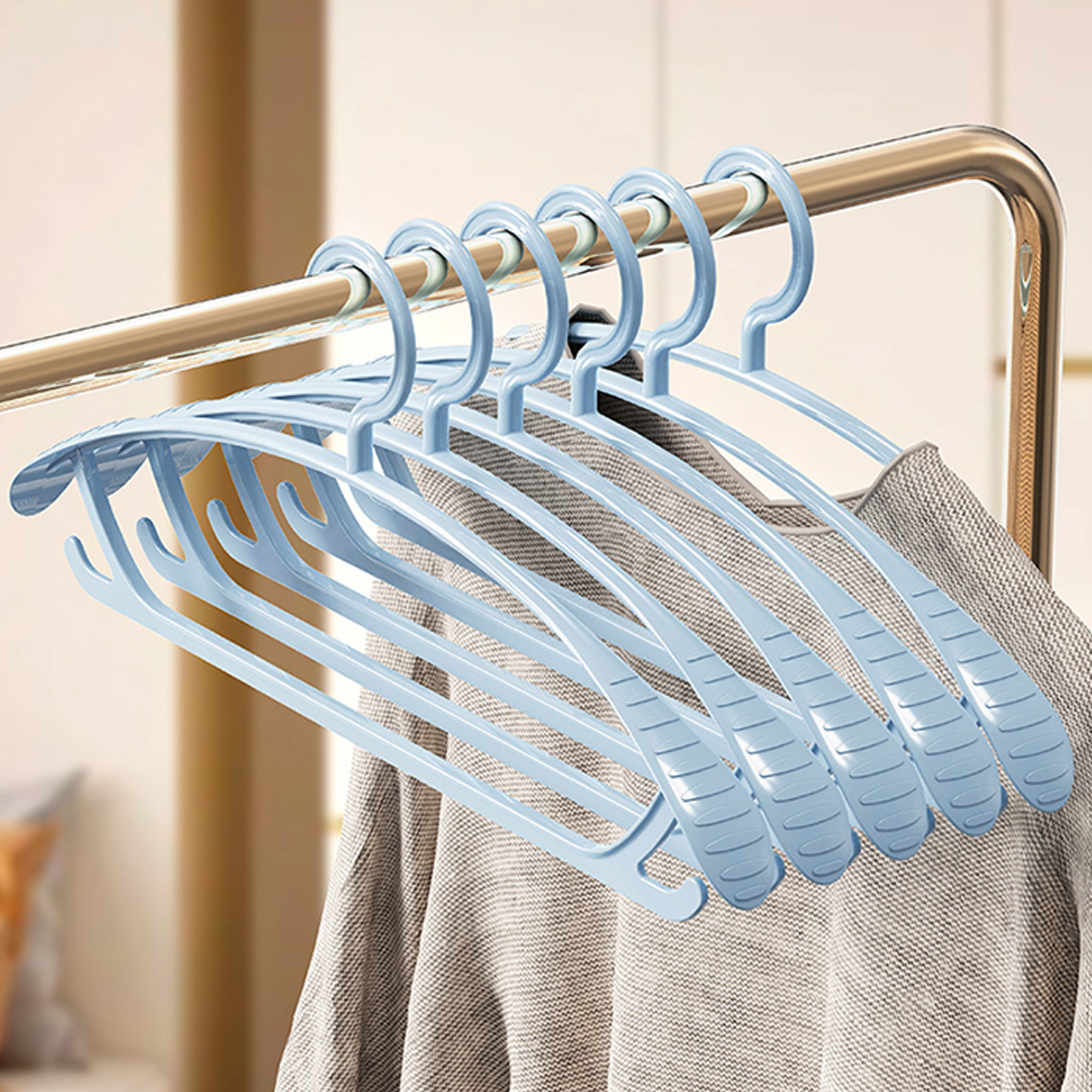 Wet And Dry Non-Marking Wide Shoulder Hangers Hanging Clothes Non-Slip Drying - Picture 23 of 24